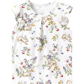 Baby Girls' and Toddler Sleeveless T-Shirts Infant Girls T-Shirt Viscose from Bamboo Tank Top Tees