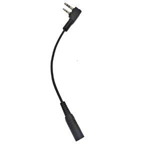 2 Pin K1 Plug to 3.5mm Female Headset Walkie Talkie Earpiece Adapter Compatible with Baofeng Retevis uv5r 888d RT22 RT21 RT27 RT7 H-777 H777S RT18 RT19 RT22S Radios