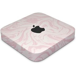 Skin Compatible with Apple Mac Mini M2 (2023) - Silky Pink - Premium 3M Vinyl Protective Wrap Decal Cover - Easy to Apply | Crafted in The USA by MightySkins