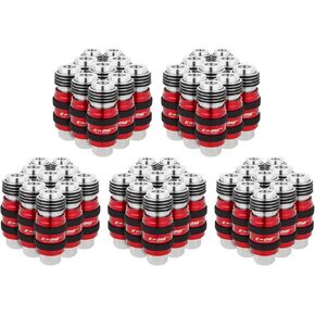 Milton 5 In ONE Universal Quick Connect Industrial Coupler, 1/4" Female NPT, Air Hose Connection, Safety Exhaust Coupler, Box of 50, Red (1750BK)
