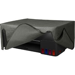 kwmobile Dust Cover Compatible with Canon PIXMA G650 / G620 - Printer Case - Fabric Protector Cover - Dark Grey