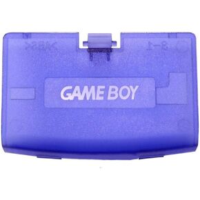 for Game Boy Advance GBA Replace The Battery Cover Back Door Lid of The Back Cover (Clear Blue)
