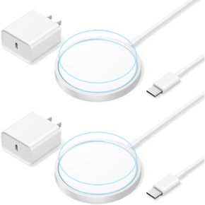[MFi Certified] Magnetic Wireless Charger Compatible with MagSafe Charger, 2-Pack 20W Wireless Charger Compatible with iPhone Mag Safe Charger, Magnetic Wireless Charger Compatible with iPhone