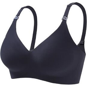 Nursing Bras for Breastfeeding, Comfort Natural Shape Seamless Maternity Bra, Pregnancy Sleep Nursing Bralette