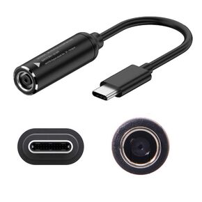 7.4mm Laptop Charging Adapter Female DC 7.4 x 5.0mm to Male Type C for HP 65W USB-C Laptop Charger