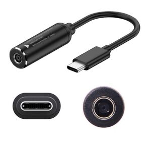 4.5mm Laptop Charging Adapter Female DC 4.5 x 3.0mm to Male Type C for Dell 65W USB-C Laptop Charger XPS and Latitude 5000 Laptop Charger