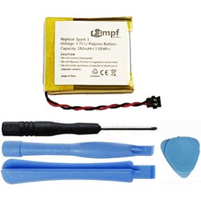 280mAh PP332727 Battery Replacement Compatible with Tomtom Spark 3 GPS Activity Tracker and Fitness Watch