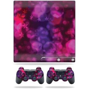 Skin Compatible with Sony Playstation 3 PS3 Slim + 2 Controllers – Star Power | MightySkins Protective, Durable, and Unique Vinyl wrap Cover | Easy to Apply, Remove | Made in The USA