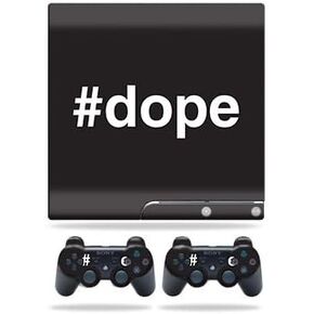 Skin Compatible with Sony Playstation 3 PS3 Slim + 2 Controllers – Dope 2 | MightySkins Protective, Durable, and Unique Vinyl wrap Cover | Easy to Apply, Remove, and Change Styles | Made in The USA
