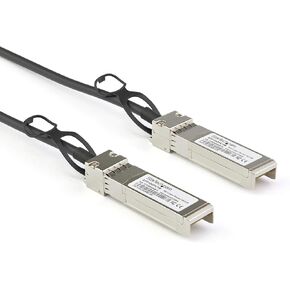 StarTech.com Dell EMC DAC-SFP-10G-1M Compatible 1m 10G SFP+ to SFP+ Direct Attach Cable Twinax - 10GbE SFP+ Copper DAC 10 Gbps Low Power Passive Mini GBIC/Transceiver Module DAC (DACSFP10G1M)
