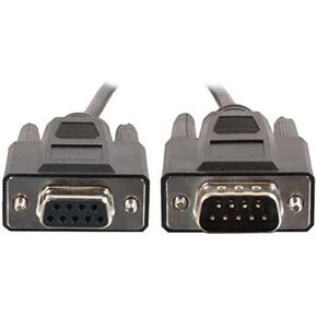 C2G 52030 DB9 M/F Serial RS232 Extension Cable, Black (6 Feet, 1.82 Meters)