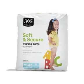 365 by Whole Foods Market, Unisex 3T-4T Training Pants, 22 Count