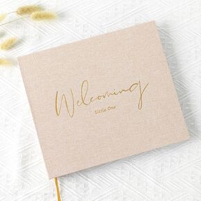 Linen Pregnancy Week by Week Journal: Keepsake Memory Book for Expecting Moms, Captures Every Milestones Through the Pregnancy till Baby’s 1st Year – Crafted with 160gsm Paper (Linen)