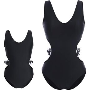 Mommy and Me Swimsuits Family Swimsuits Matching Set Girls Womens One Piece Swimsuits Cover up Swimwear Bathing Suits