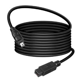 1394 Firewire 800 to 400 Cable,6FT IEEE 1394 Firewire 9 Pin Male to 4 Pin Male Adapter Cable Firewire Data Transfer Converter Cable for Printer, PC, Scanner, Camcorder