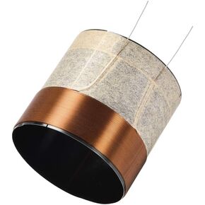 uxcell 51.5mm 2" Woofer Voice Coil 2 Layers Round Copper Wire for Bass Speaker Repair