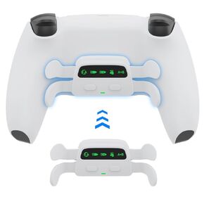 Programmable Back Paddles for PS5 Controller, Remap Kit for PS5 Controller BDM-010 & BDM-020 & BDM-030, Upgrade 4 Back Buttons Support Mapping, Auto Turbo, Combo Function