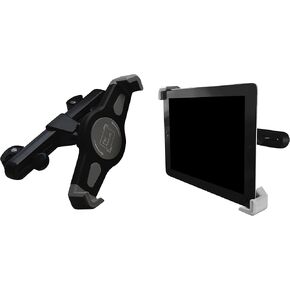 Universal Car Headrest Holder for Tablet/Apple iPad/e-Book and Other Devices Within 7-10.1". Adjustable Range Clamp with Max Opening 250 mm and 360 Degree Rotating System. Black/Grey