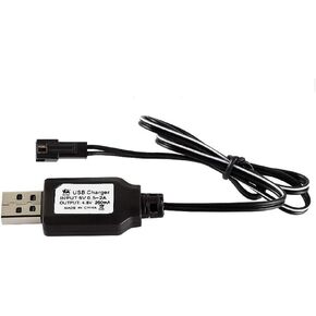 Charging Cable Battery USB Charger Ni-Cd Ni-MH Batteries Pack SM-2P Plug Adapter 4.8V 250mA Output Toys Car