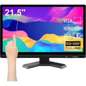 Touchscreen Monitor 27 Inch 2K 100Hz Gaming Monitor, QHD 2560x1440 IPS PC Monitor, 10-Point Multi Touch Screen Computer Monitor, USBC HDMI VGA Ports, Built-in Speakers
