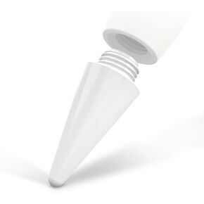 ZAGG Pro Stylus 2 Replacement Tips - 4-Pack, Also Fits Zagg Pro Stylus, Easy Screw-On Design, Tilt-Sensitive Design, Compatible with iPad, iPad Pro, iPad Air, and More, Gray