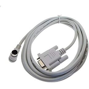 RS232 DB9 Serial Programming Cable for Allen Bradley AB Micrologix White - RA