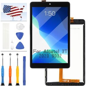 9032T Screen for Alcatel 9032 3T 2020 Screen Replacement for Alcatel Joy Tab 2 8.0" 9032Z 9032T 9032 LCD Display Touch Screen Digitizer Assembly Frame Replacement