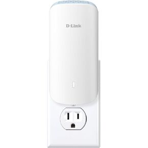 D-Link AX3000 Mesh WiFi 6 Range Extender | Universal Compatibility | 1x Gigabit LAN Port | AI Enabled | Covers up to 2800 sq. ft | Whole Home Booster (E30)