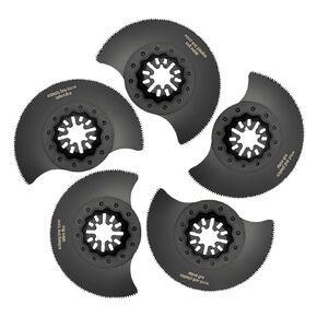 Generic Oscillating Multitool Blades,5pcs High Carbon Steel Saw Blade Set,88mm Quick Release Metal Wood Power Oscillating Multi Tool Blade Compatible with Multi-Tool,Dewalt,Makita,Fein