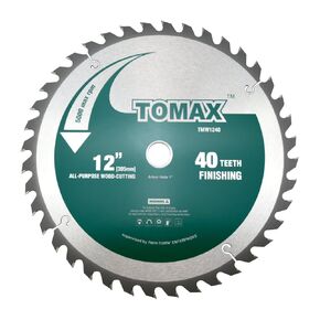 12-Inch 100 Tooth ATB Fine Finish Saw Blade with 1-Inch Arbor
