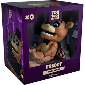 Youtooz FNAF Freddy Device Holder 8IN Accessory, Collectible Vinyl Freddy Device Holder Action Figure from Five Night's at Freddys, by Youtooz FNAF Figurine Collection
