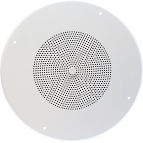 AtlasIED 8" Dual Cone in-Ceiling Speaker with 25V/70V 5-Watt Transformer and 62-8 Baffle with Volume Control