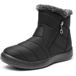 DREAM PAIRS Women's Winter Snow Boots Ankle Warm Fur Lined Comfortable Lightweight Outdoor Booties