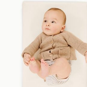 Gathre Premium Padded Baby Changing Mat (16 x 30 x 1.5 inches) Foldable, Wipeable & Water Resistant Bed Pad for Infant Changing Table | Portable Diaper Changing Station for Home & Travel Use (Camel)
