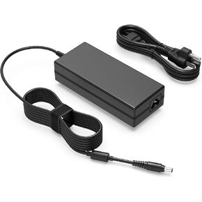 120W AC Charger Fit for Samsung 15.6" Notebook Odyssey Series 7 All in One PC NP800G5M DP700A3B DP700A3D PA-1121-98 AD-12019G, IV Book 8 NP870Z5G DP710A4M-L01US All-in-One Laptop Power Adapter Cord