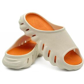 Men's and Women's Slippers, Clouds Sliding Soft Double Layer Thick Bottom, Non-slip Bathroom Pillow Outdoor Fashion Sports Sandals