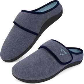 V.Step Slippers with Arch Support for Women Men Orthopedic Slippers for Plantar Fasciitis House Slippers Slip on Clogs Indoor Outdoor