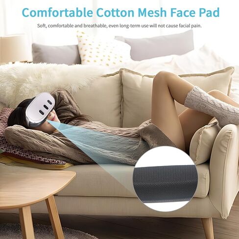 وسادة غطاء وجه سميكة لواجهة الوجه لملحقات Meta/Oculus Quest 3، مع وسادة وسادة وجه من جلد البولي يوريثان المقاوم للعرق واستبدال وسادة الوجه المصنوعة من الإسفنج الشبكي القطني (ليست لقاعدة الشاحن الرسمية) in Kuwait