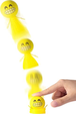 PROLOSO Jumping Popper Colorful Spring Launchers Bouncy Toy Balls 24 Pcs in Saudi Arabia