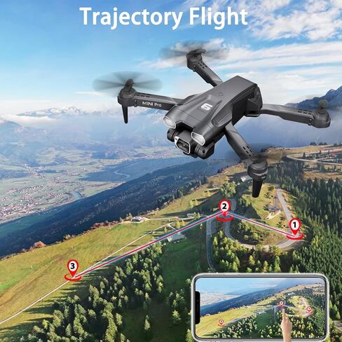 طائرة بدون طيار مع كاميرتين للبالغين، طائرات بدون طيار صغيرة FPV بدقة 1080 بيكسل للأطفال المبتدئين، ألعاب كوادكوبتر RC قابلة للطي للأولاد والبنات مع تثبيت الارتفاع، قلاب ثلاثي الأبعاد، 3 سرعات، وضع بدون رأس، حقيبة حمل in Kuwait