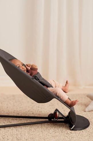 BabyBjörn Bouncer Balance ناعم منسوج/جيرسي، ثلاثي الأقمشة، رمادي داكن in Saudi Arabia