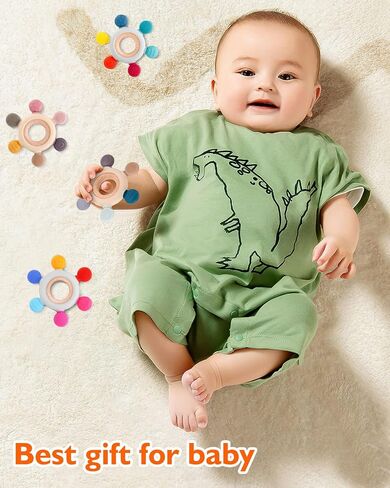 akolik Baby Teething Toys, Teething Relief Toy, BPA Free Baby Chew Toys Infant Toys Newborn Accessories, Teethers for Babies 0-3-6-9-12 Months Old Boys Girls in Saudi Arabia