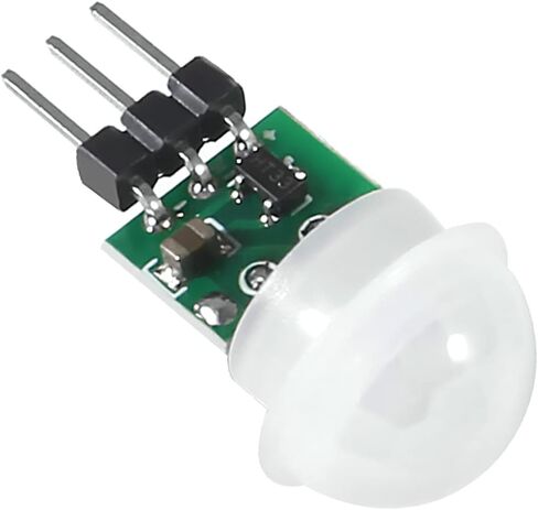 6PCS AM312 Mini Human Sensor Module, HC-SR312 Pyroelectric Infrared PIR Motion Automatic Detector DC 2.7 to 12V with 10pin Wire for Arduino in Saudi Arabia
