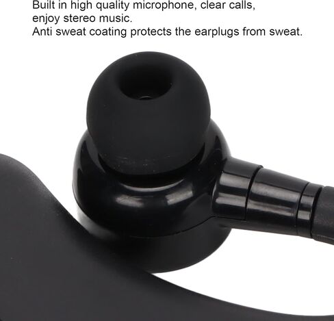 V9 Bluetooth Earpiece, Single Ear Hook Earphone, 14 Hours Talktime, Noise Cancelling Bluetooth Headset for Sports Driving Business in Saudi Arabia