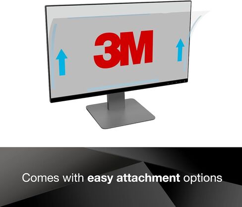 3M Privacy Filter for 23.0 Inch Widescreen Monitor, Reversible Gloss/Matte, Reduces Blue Light, Screen Protection, 16:9 Aspect Ratio (PF230W9B) in Saudi Arabia