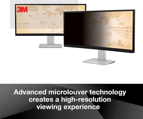 3M Privacy Filter for 23.0 Inch Widescreen Monitor, Reversible Gloss/Matte, Reduces Blue Light, Screen Protection, 16:9 Aspect Ratio (PF230W9B) in Saudi Arabia