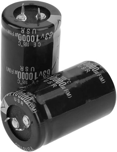 4Pcs Audio Capacitor, 10000uF 63V 30 * 50mm Audio Electrolytic Capacitor Power Capacitor for TV, LCD Monitor, Radio, Stereo, Game, Car Audio in Saudi Arabia