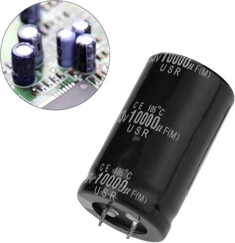 4Pcs Audio Capacitor, 10000uF 63V 30 * 50mm Audio Electrolytic Capacitor Power Capacitor for TV, LCD Monitor, Radio, Stereo, Game, Car Audio in Saudi Arabia