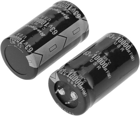 4Pcs Audio Capacitor, 10000uF 63V 30 * 50mm Audio Electrolytic Capacitor Power Capacitor for TV, LCD Monitor, Radio, Stereo, Game, Car Audio in Saudi Arabia