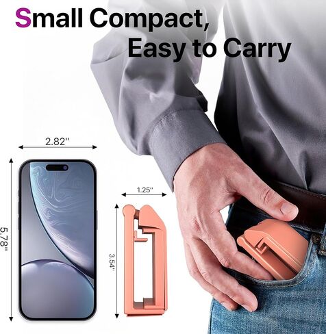 Airplane Travel Phone Holder: Hands Free Viewing with Multi-Directional Dual 360 Degree Rotation,Travel Accessories Must Haves Phone Holder for Flying,Table or Outdoor,Travel Essentials for Flying in Saudi Arabia
